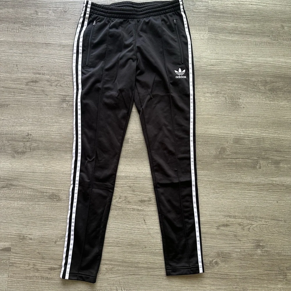 Adidas Kids Black Track Pants Sz Small